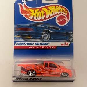 2000 Hot Wheels First Editions Chevy Pro Stock Truck #067